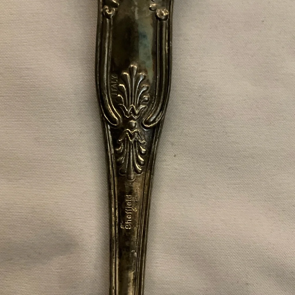 Vintage Sheffield Silver Plate Ladle